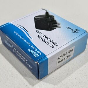HQRP AC Adapter Charging Cord + Euro Plug Adapter